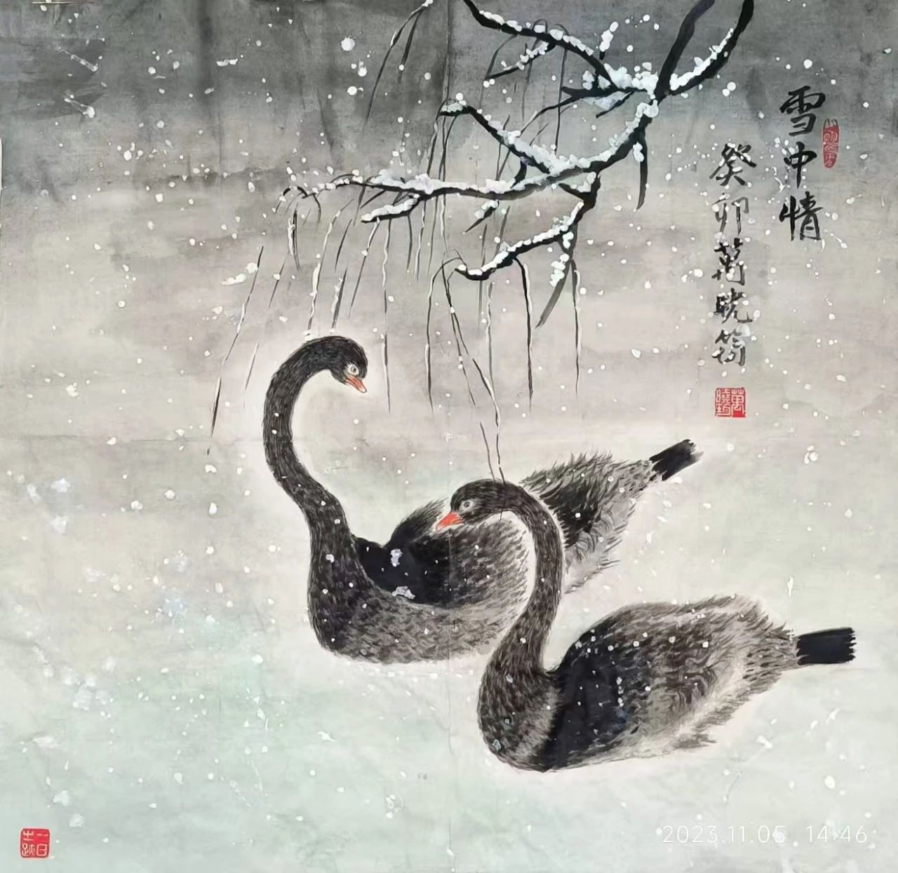 画界的多面手:万晓筠的艺术之路-图片2