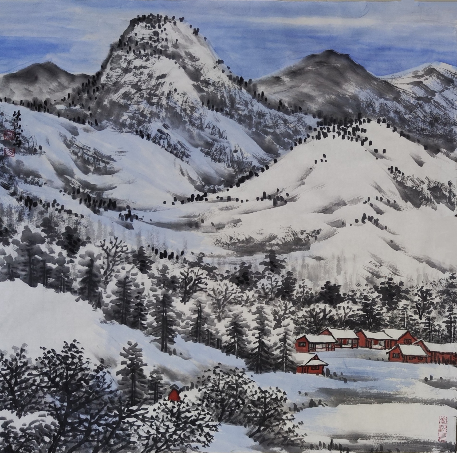 丹 青 映 山 河 2025年国庆画展-图片1