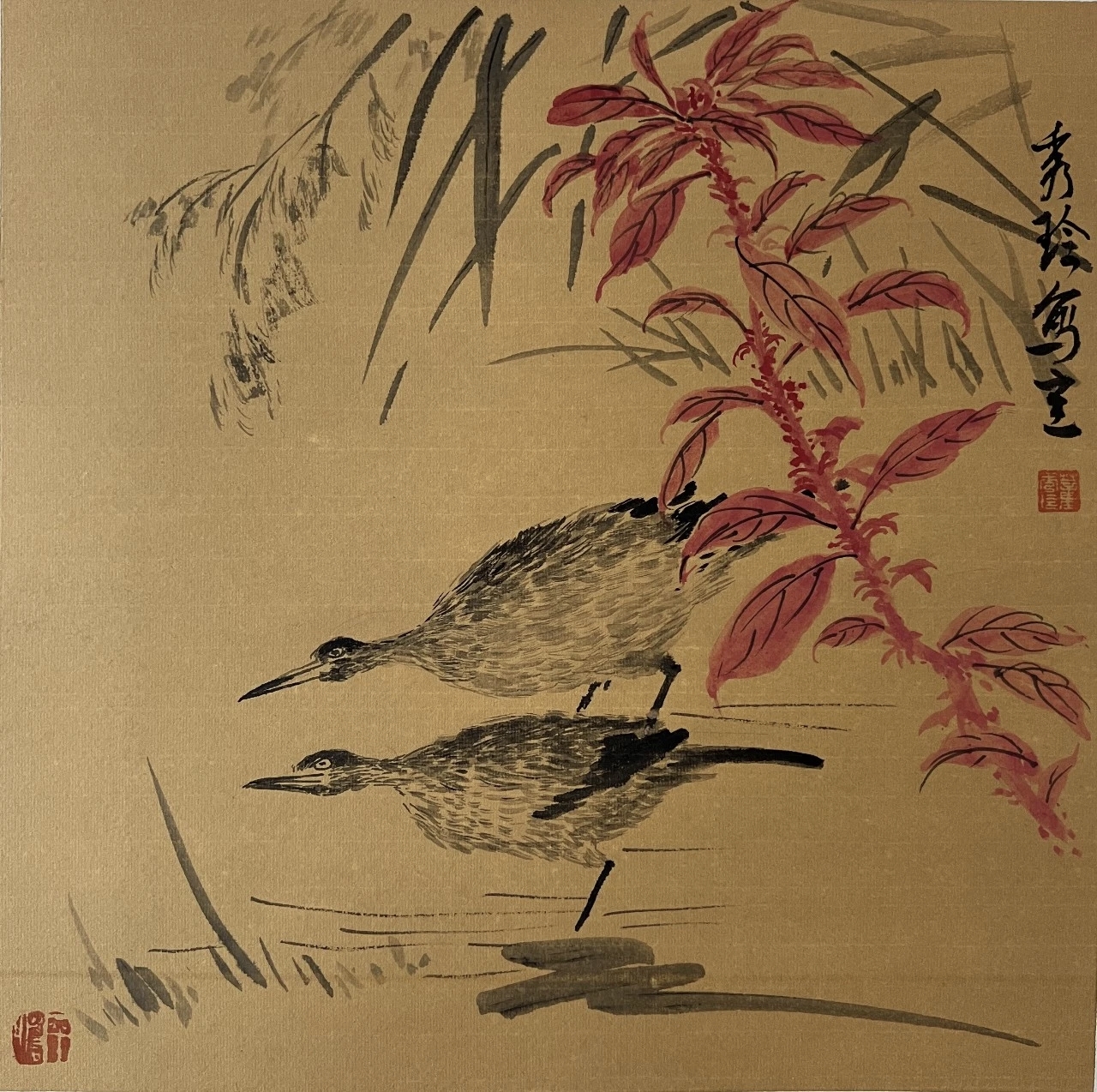 芳华·共舞——2026北京工笔重彩画会女画家线上绘画作品展第九期-图片4