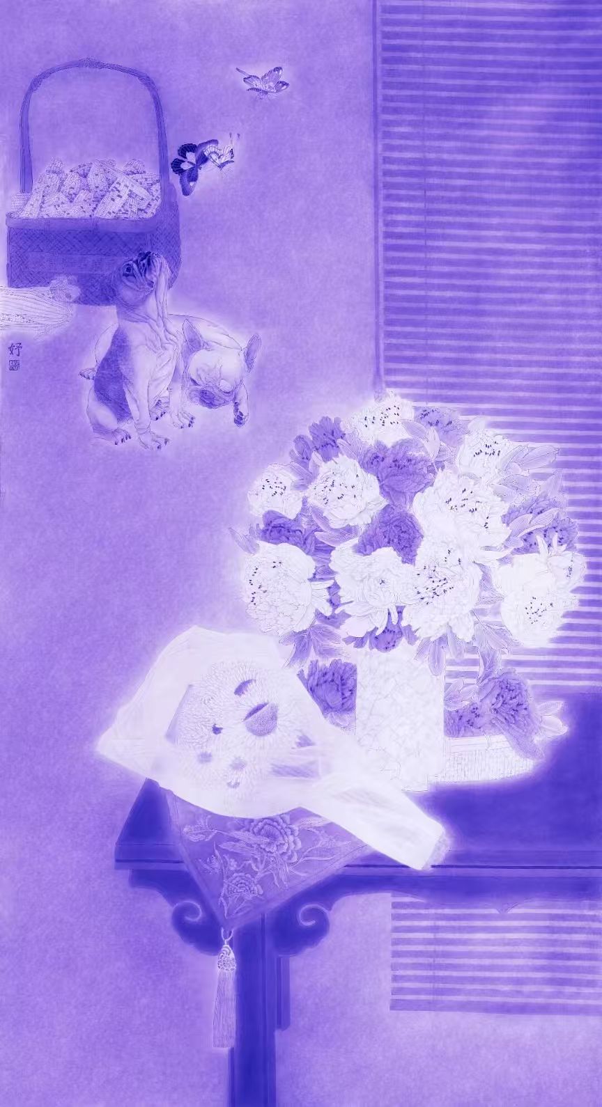 芳华·共舞——2026北京工笔重彩画会女画家线上绘画作品展第六期-图片14