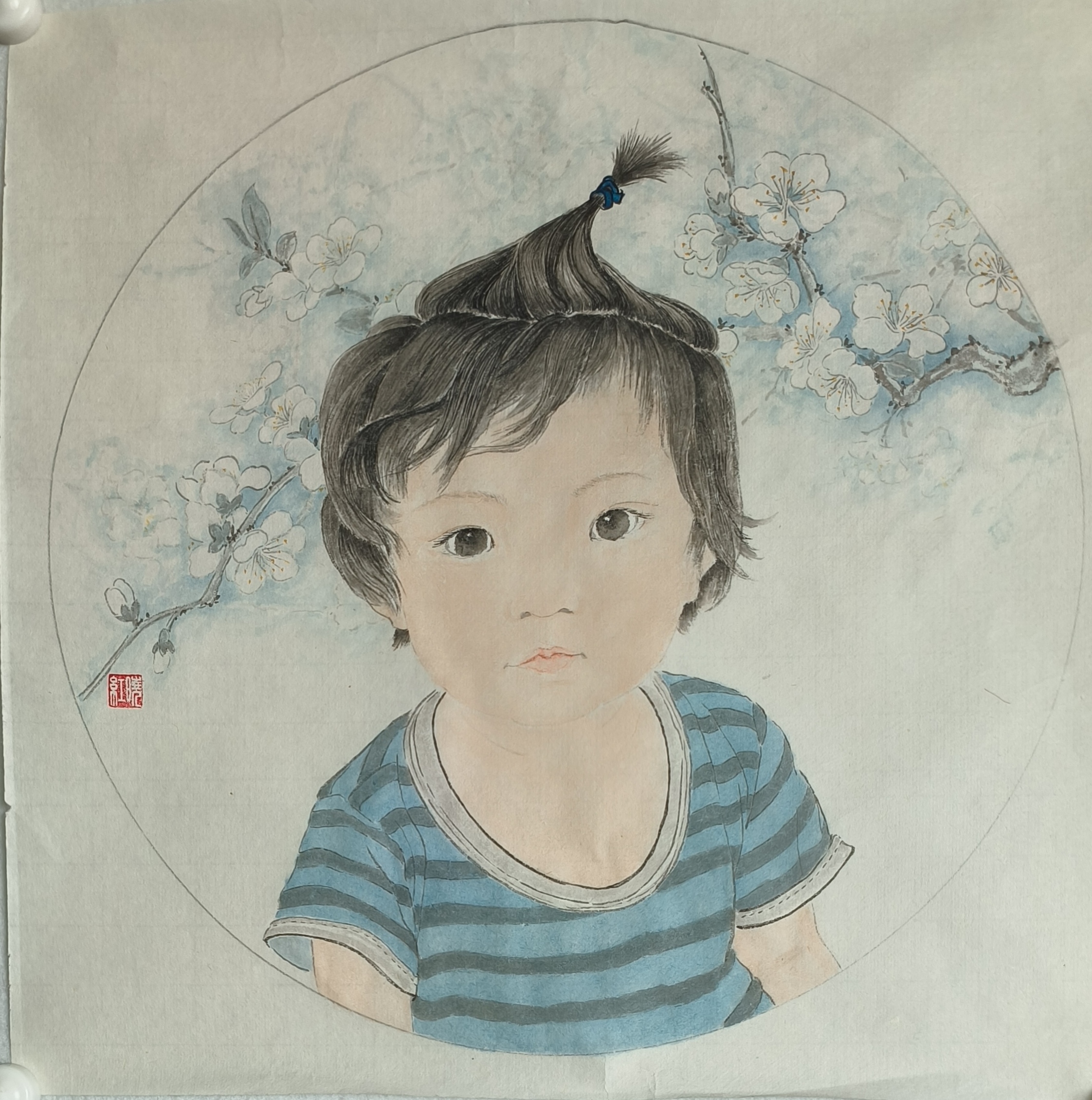 笑挽春风入画中  热烈庆祝五一国际劳动节书画展-图片18