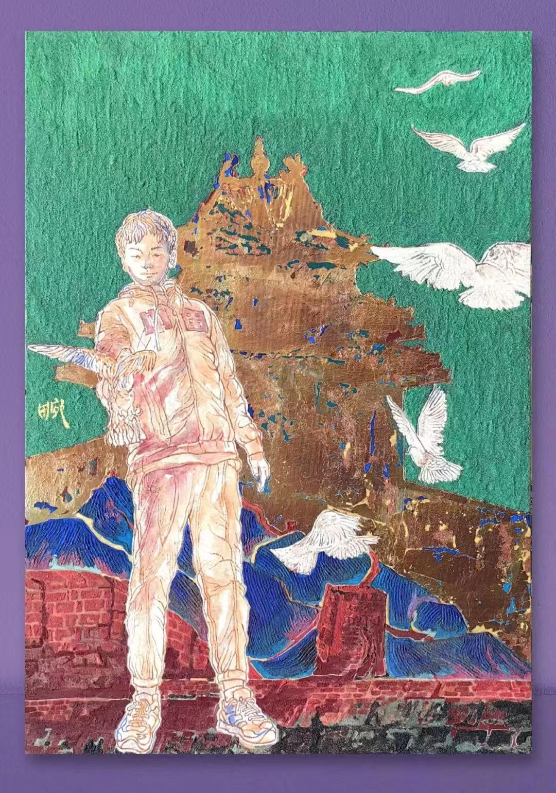 芳华·共舞——2026北京工笔重彩画会女画家线上绘画作品展第六期-图片24