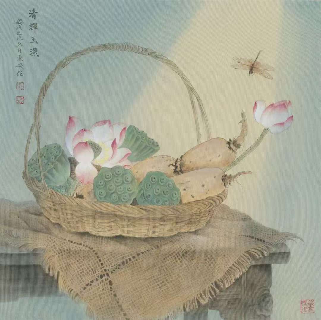 芳华·共舞 2026北京工笔重彩画会女画家线上绘画作品展(第四期)-图片29