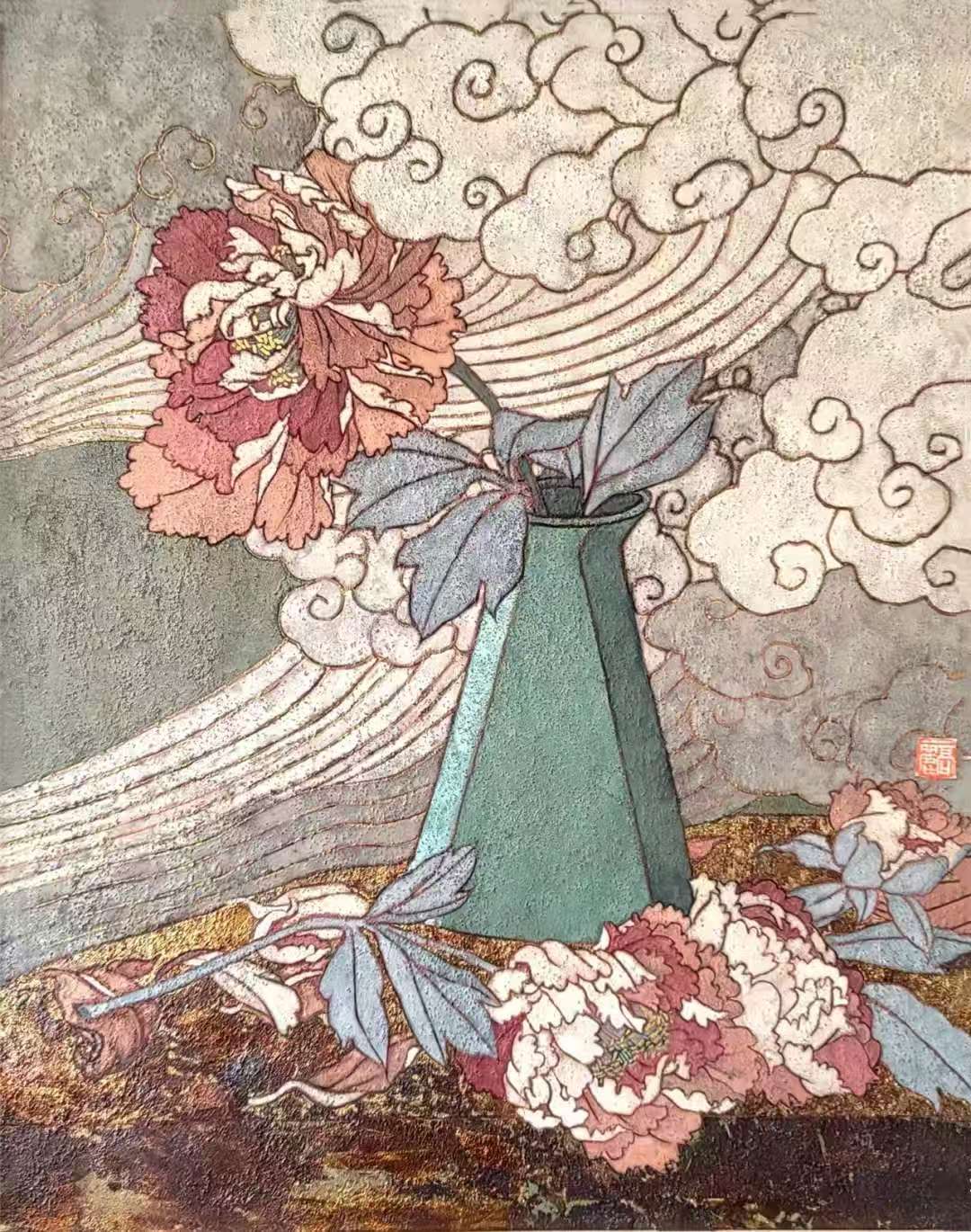 芳华·共舞 2026北京工笔重彩画会女画家线上绘画作品展(第四期)-图片7