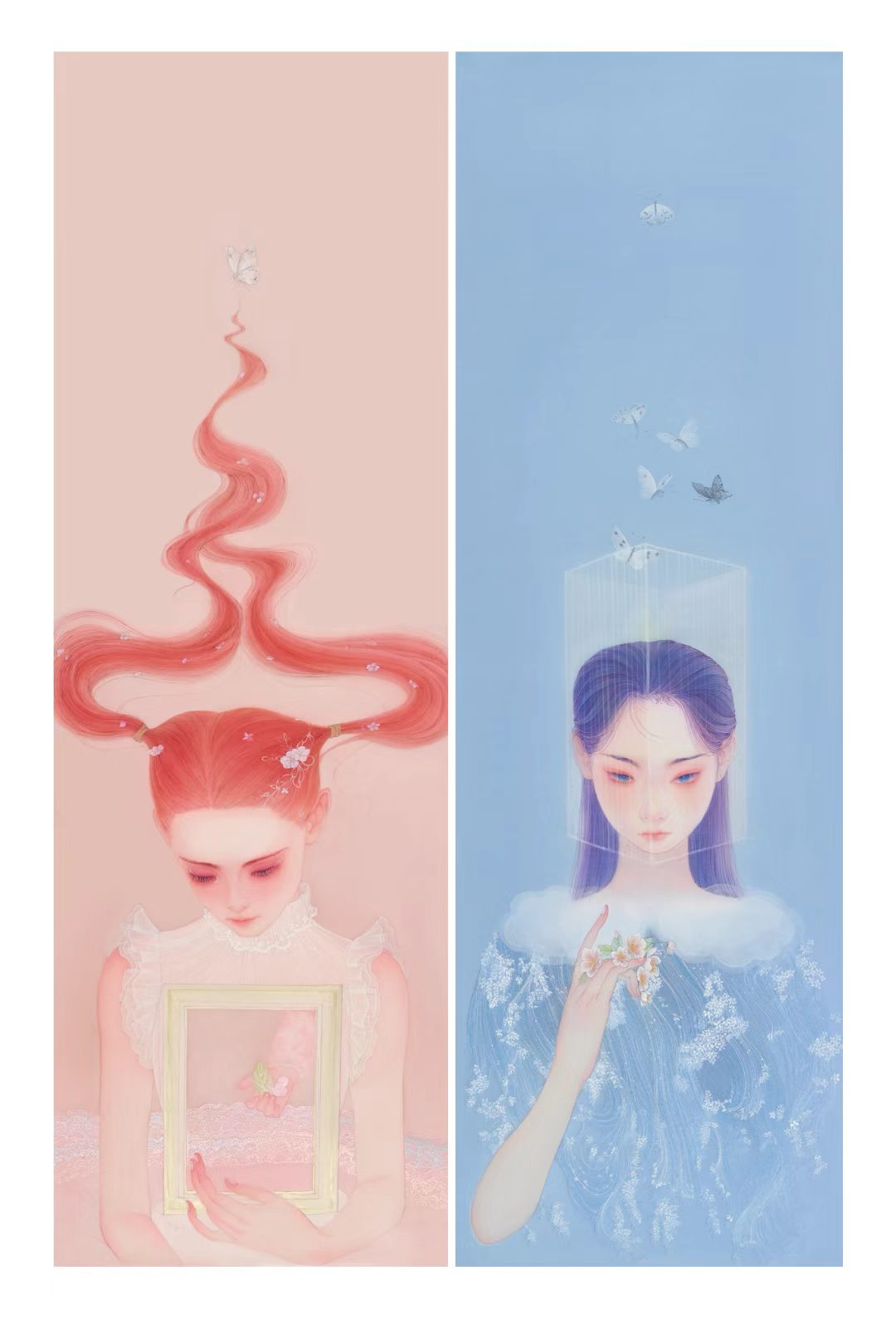 芳华·共舞——2026北京工笔重彩画会女画家线上绘画作品展第七期-图片30