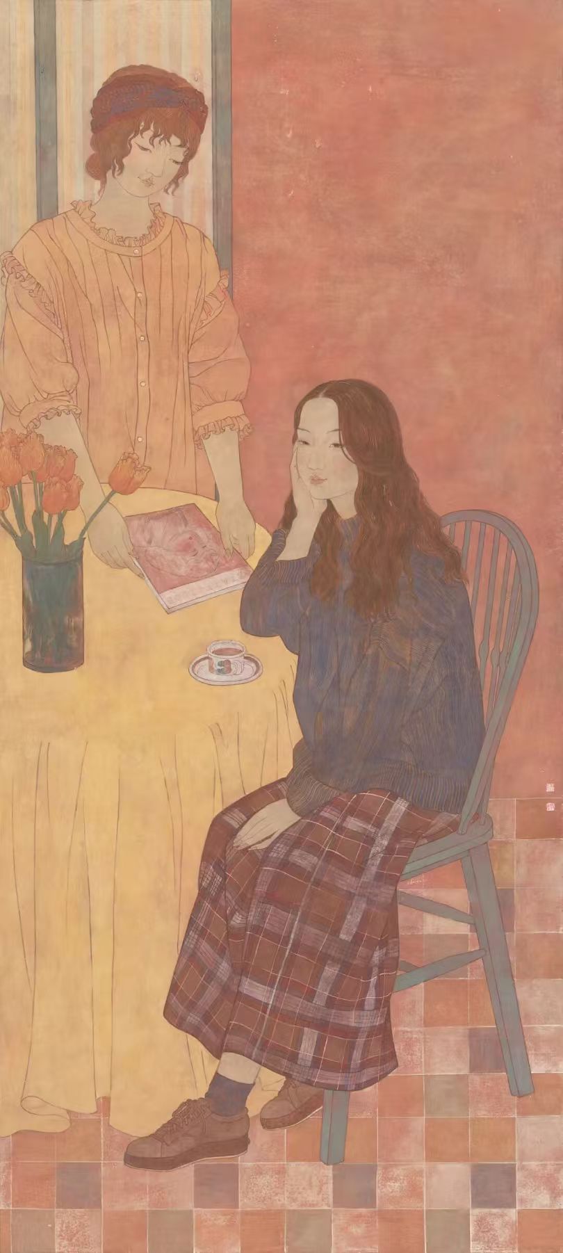 芳华·共舞——2026北京工笔重彩画会女画家线上绘画作品展第六期-图片23