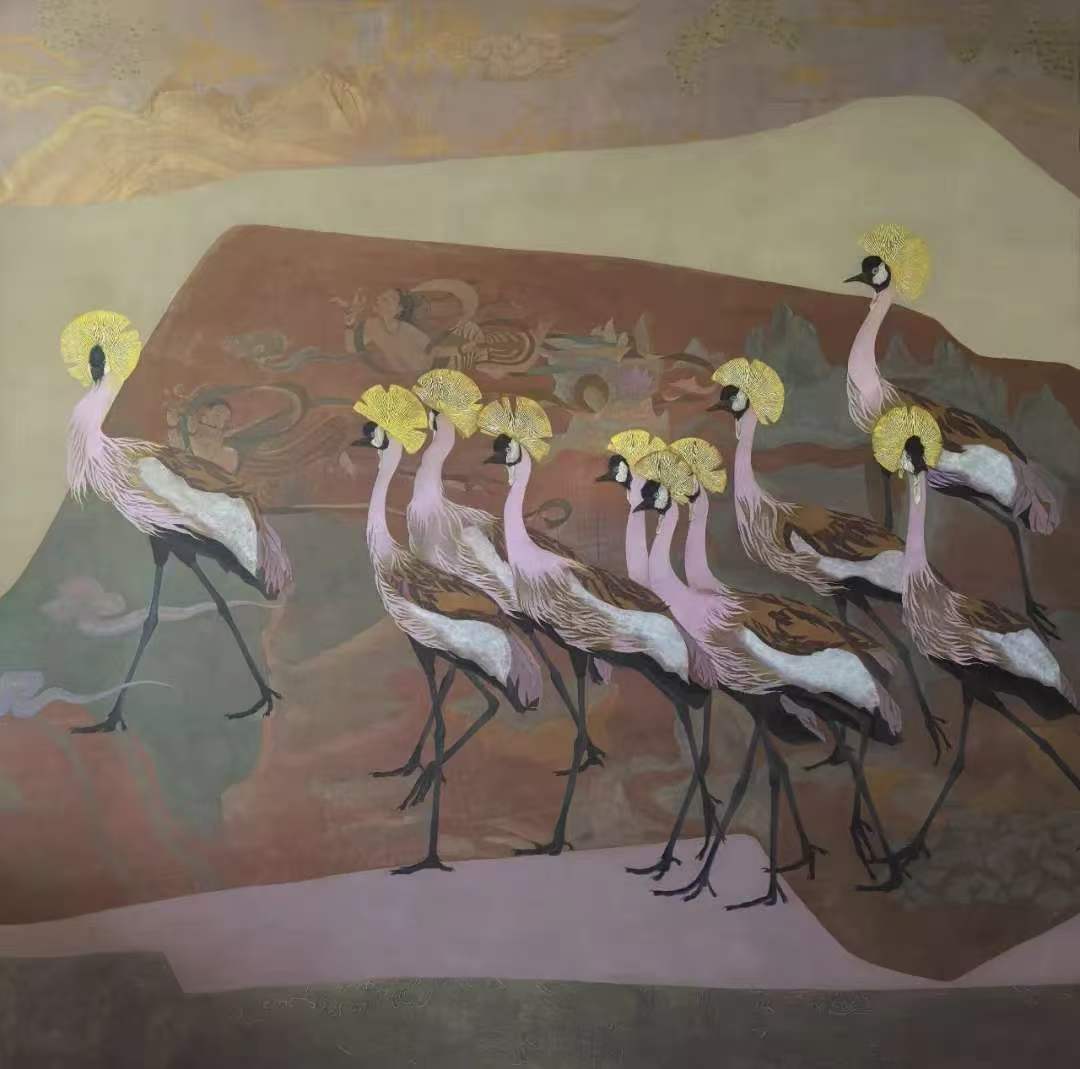 芳华·共舞 2026北京工笔重彩画会女画家线上绘画作品展(第四期)-图片33