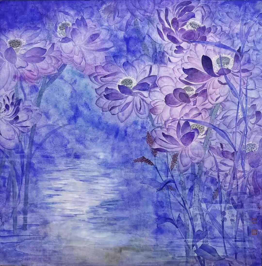 芳华·共舞——2026北京工笔重彩画会女画家 线上绘画作品展 第五期-图片22