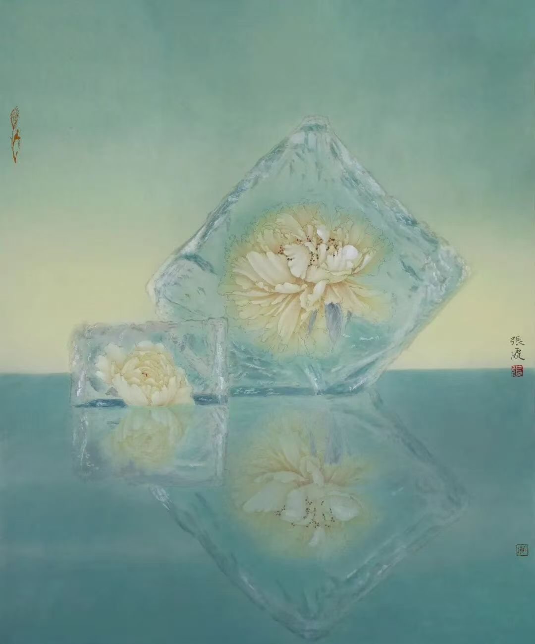 芳华·共舞——2026北京工笔重彩画会女画家线上绘画作品展第七期-图片28