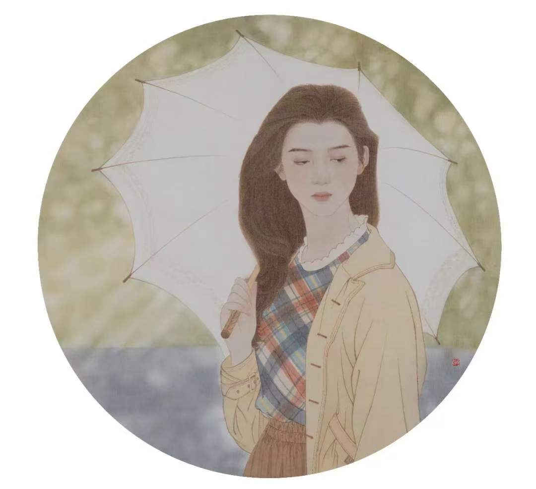 芳华·共舞 2026北京工笔重彩画会女画家线上绘画作品展(第四期)-图片17