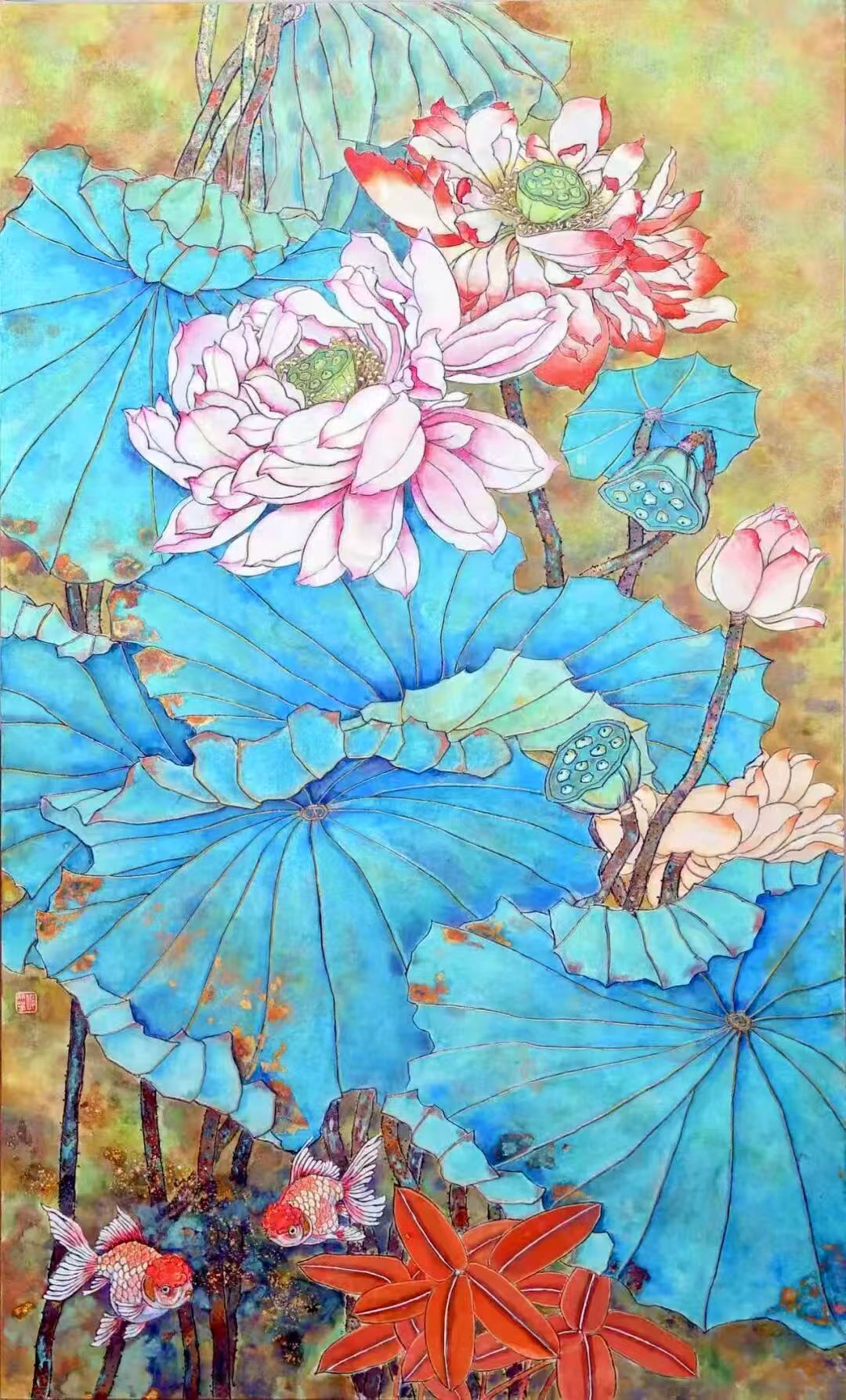 芳华·共舞——2026北京工笔重彩画会女画家线上绘画作品展第六期-图片18