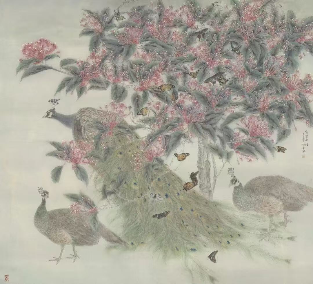 芳华·共舞——2026北京工笔重彩画会女画家线上绘画作品展第七期-图片24