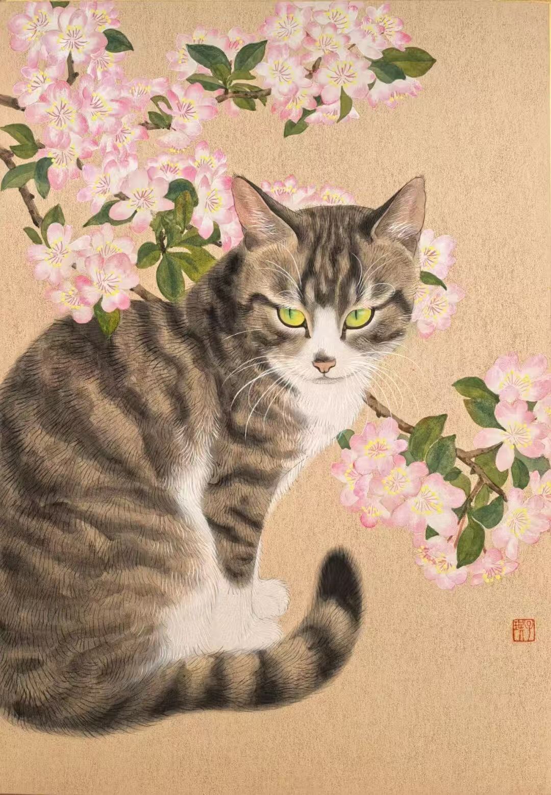 芳华·共舞——2026北京工笔重彩画会女画家线上绘画作品展第六期-图片25