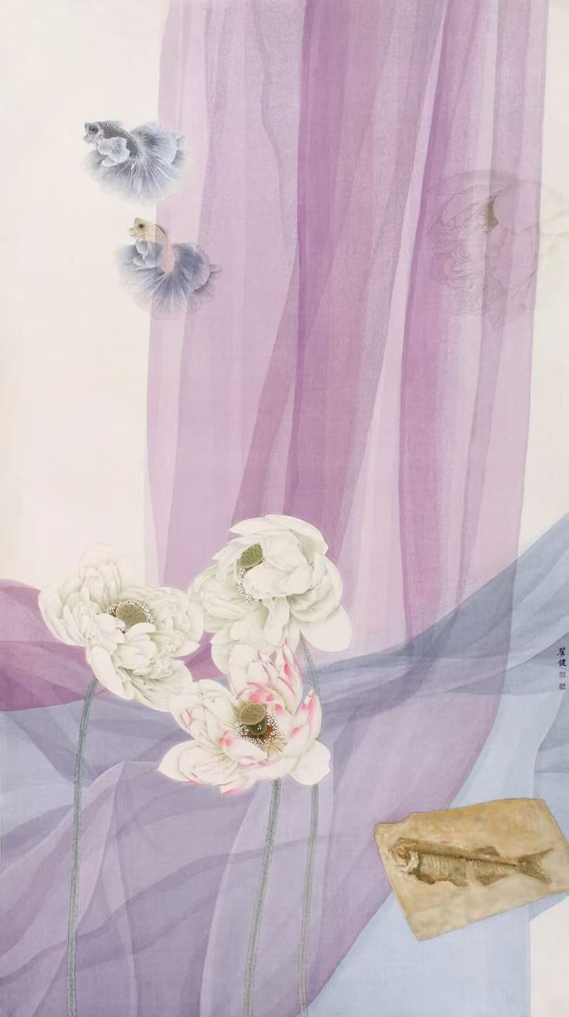 芳华·共舞——2026北京工笔重彩画会女画家线上绘画作品展第六期-图片6