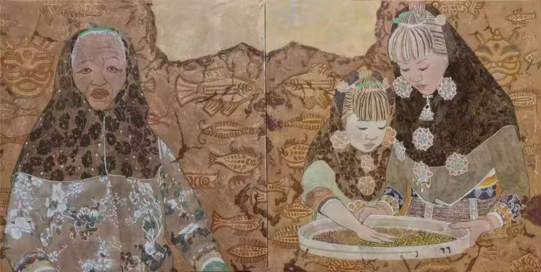 芳华·共舞 2026北京工笔重彩画会女画家线上绘画作品展(第四期)-图片20