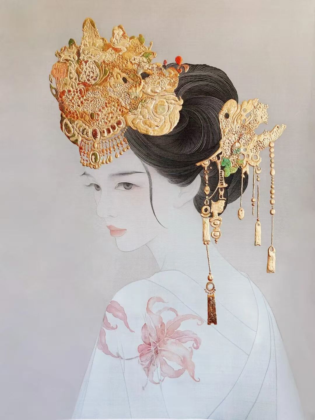 芳华·共舞 2026北京工笔重彩画会女画家线上绘画作品展（第三期）-图片23