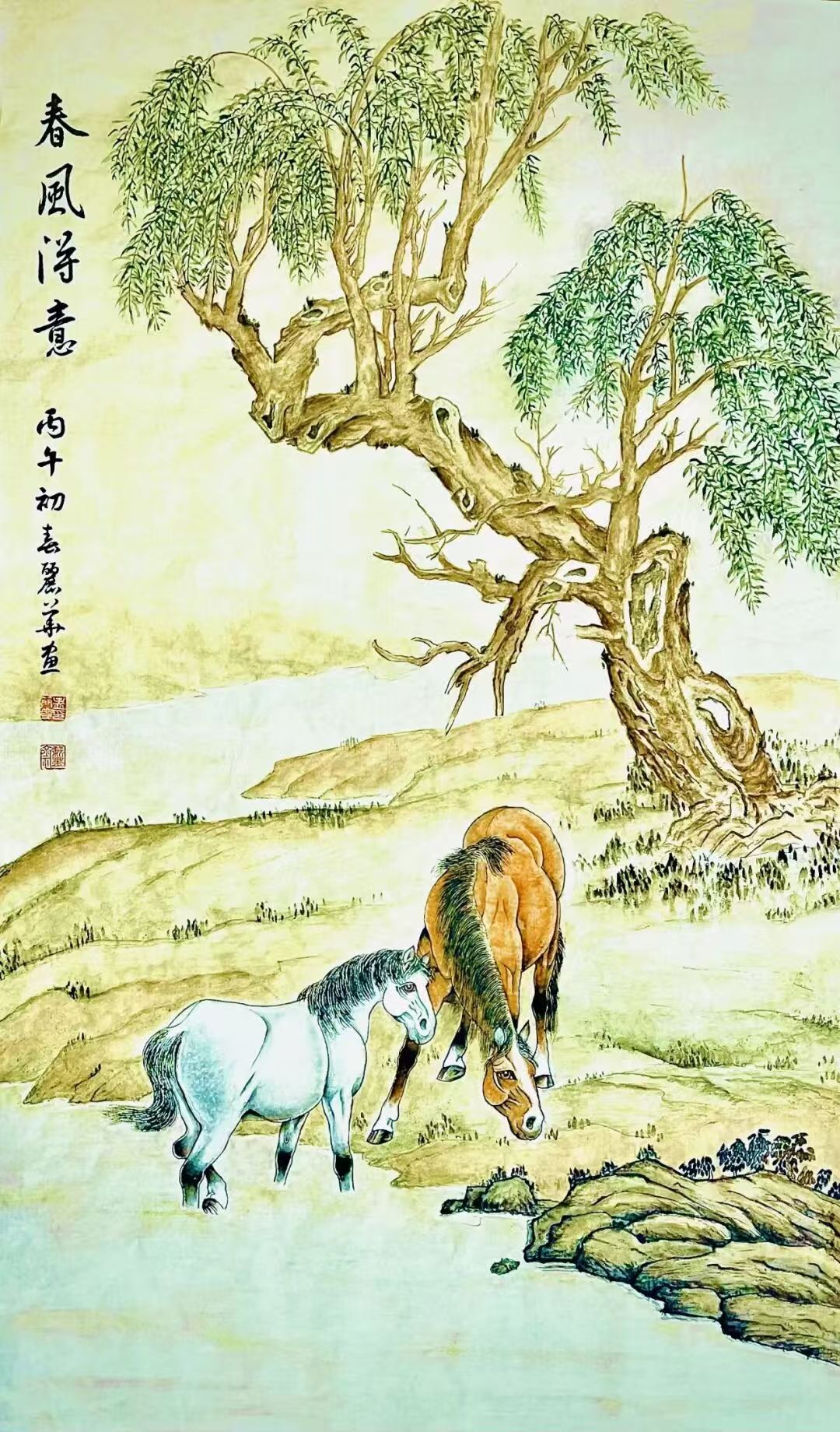 芳华·共舞 2026北京工笔重彩画会女画家线上绘画作品展(第二期)-图片10