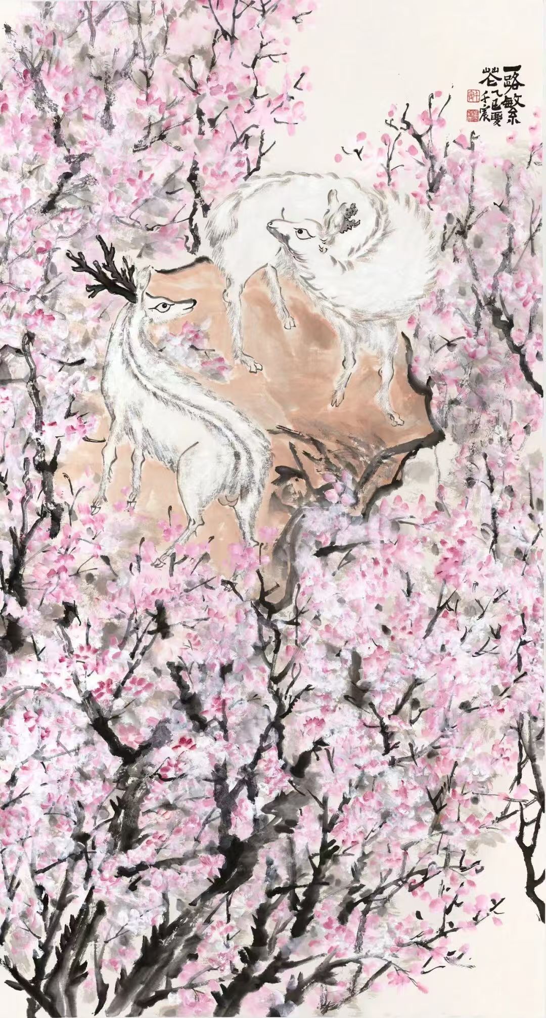 芳华·共舞——2026北京工笔重彩画会女画家线上绘画作品展第七期-图片13