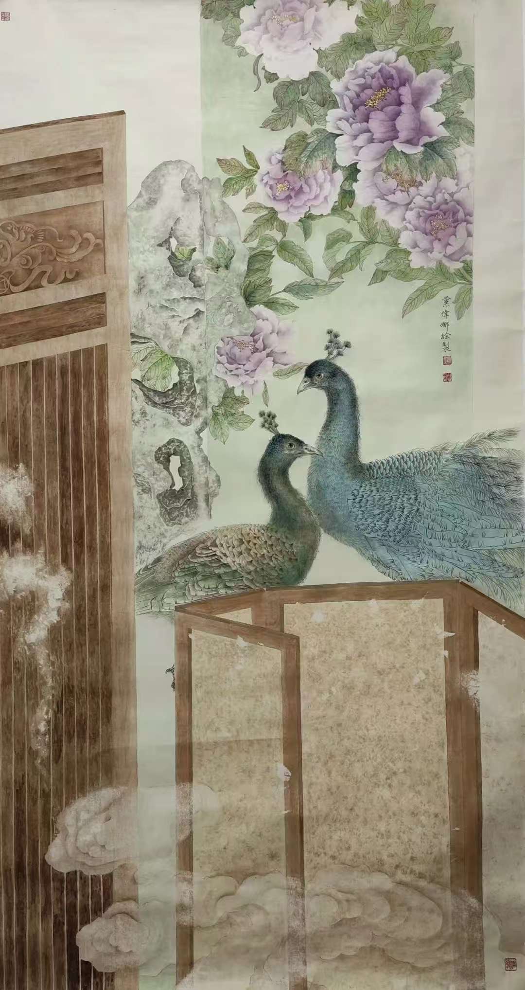 芳华·共舞 2026北京工笔重彩画会女画家线上绘画作品展(第四期)-图片6