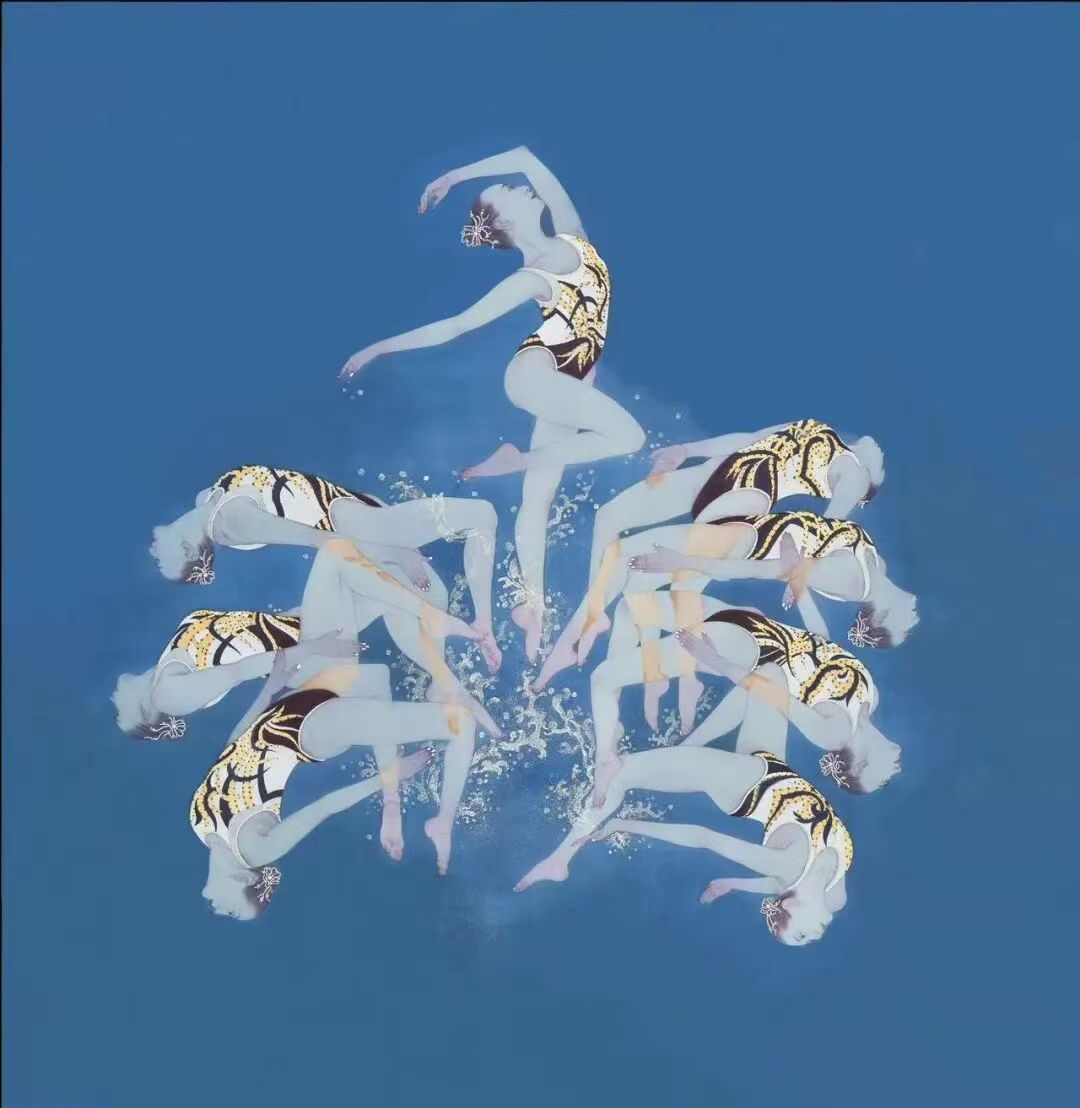 芳华·共舞——2026北京工笔重彩画会女画家 线上绘画作品展 第五期-图片31