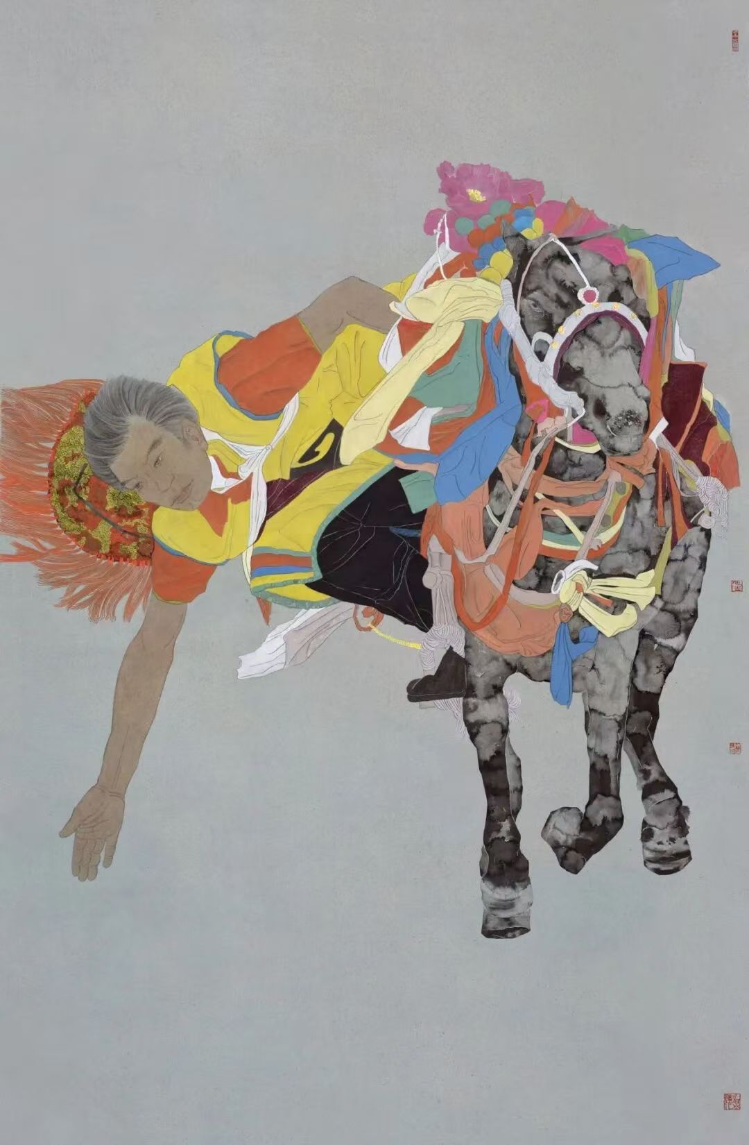 芳华·共舞 2026北京工笔重彩画会女画家线上绘画作品展(第二期)-图片21