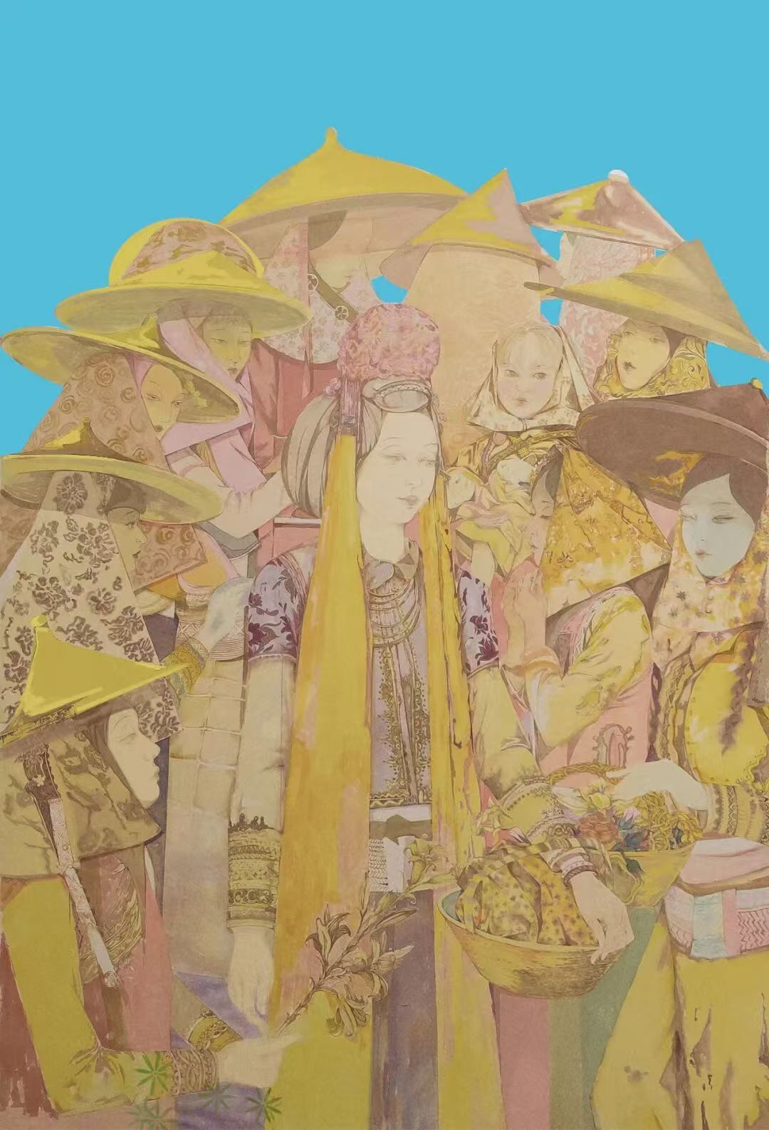 芳华·共舞——2026北京工笔重彩画会女画家线上绘画作品展第九期-图片2