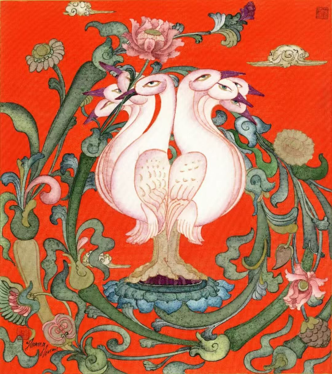 芳华·共舞 2026北京工笔重彩画会女画家线上绘画作品展（第三期）-图片10