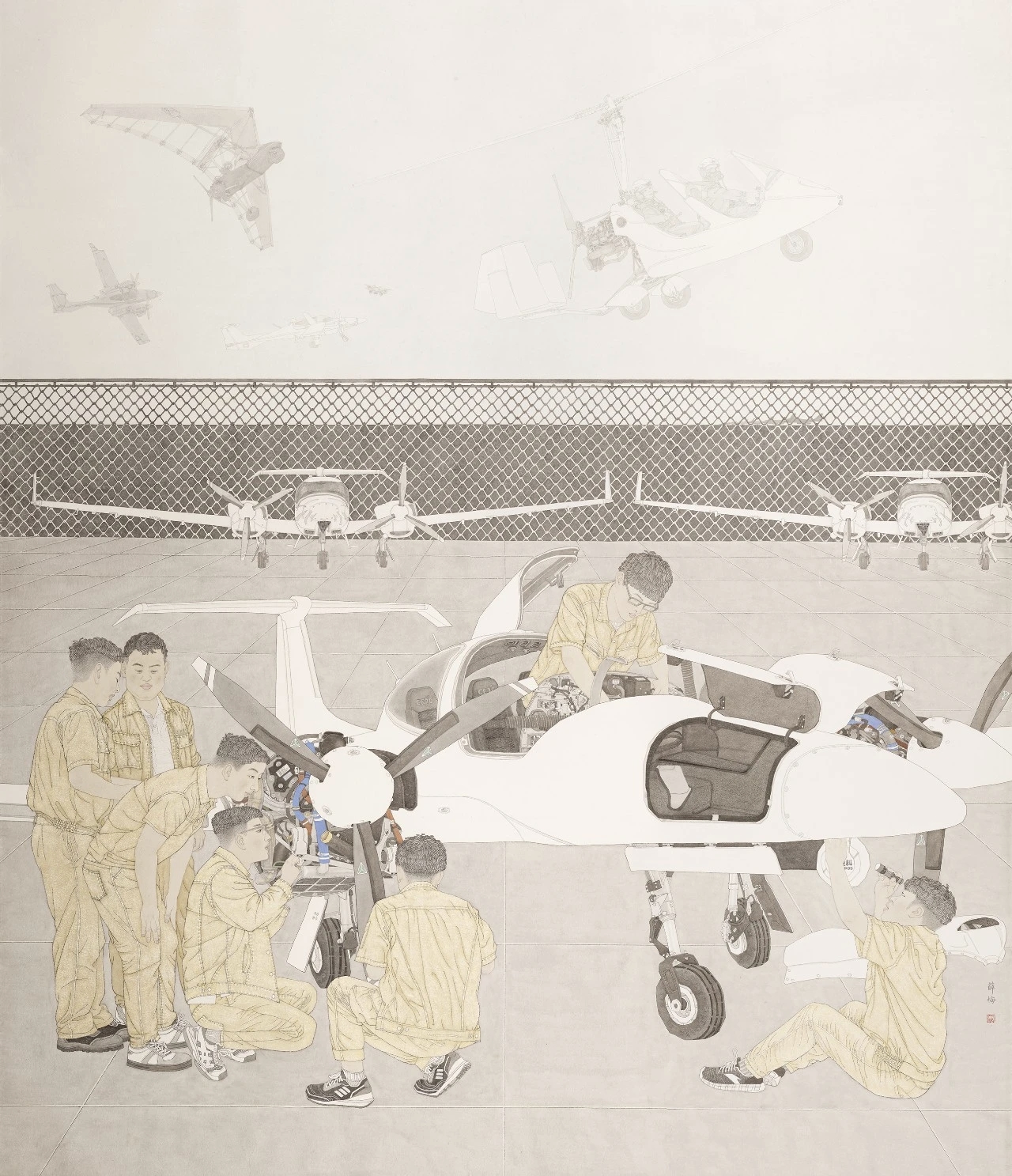 芳华·共舞——2026北京工笔重彩画会女画家线上绘画作品展第九期-图片24