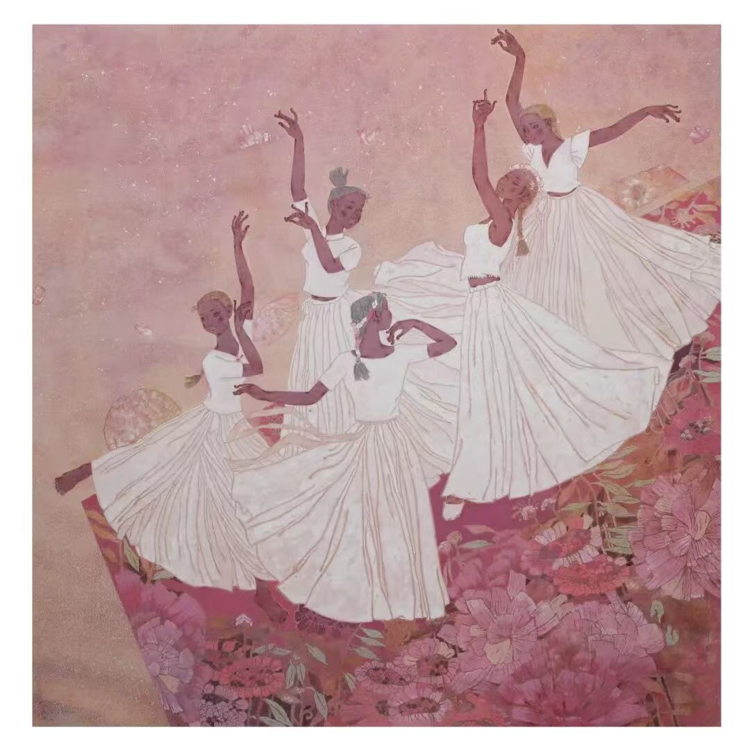 芳华·共舞——2026北京工笔重彩画会女画家线上绘画作品展第六期-图片29