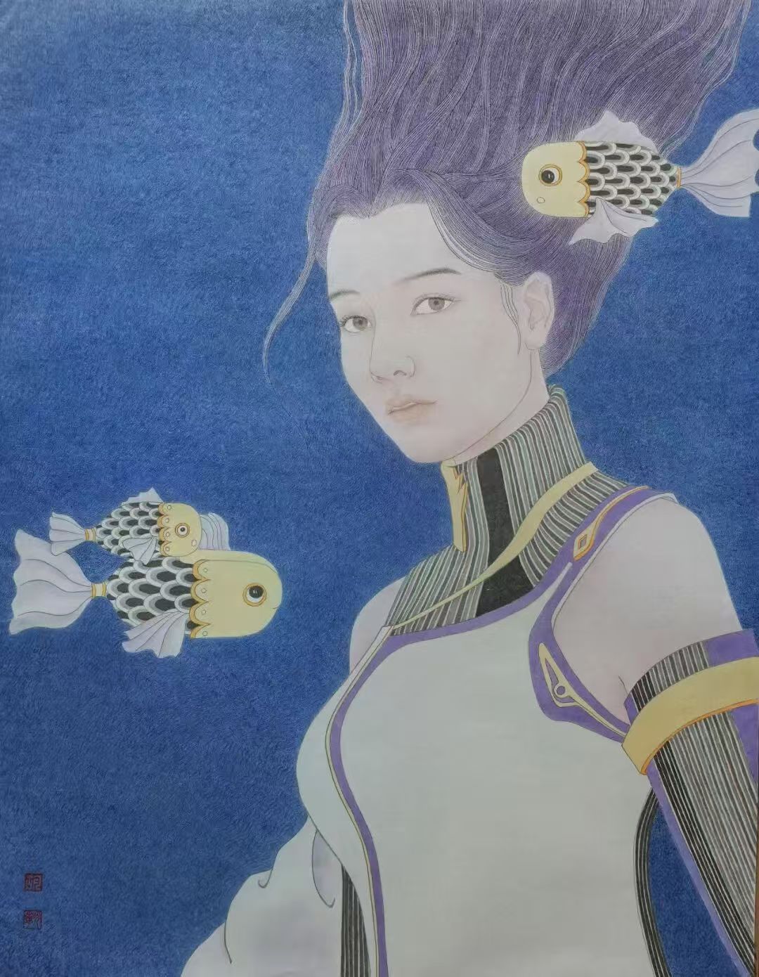 芳华·共舞 2026北京工笔重彩画会女画家线上绘画作品展（第三期）-图片7