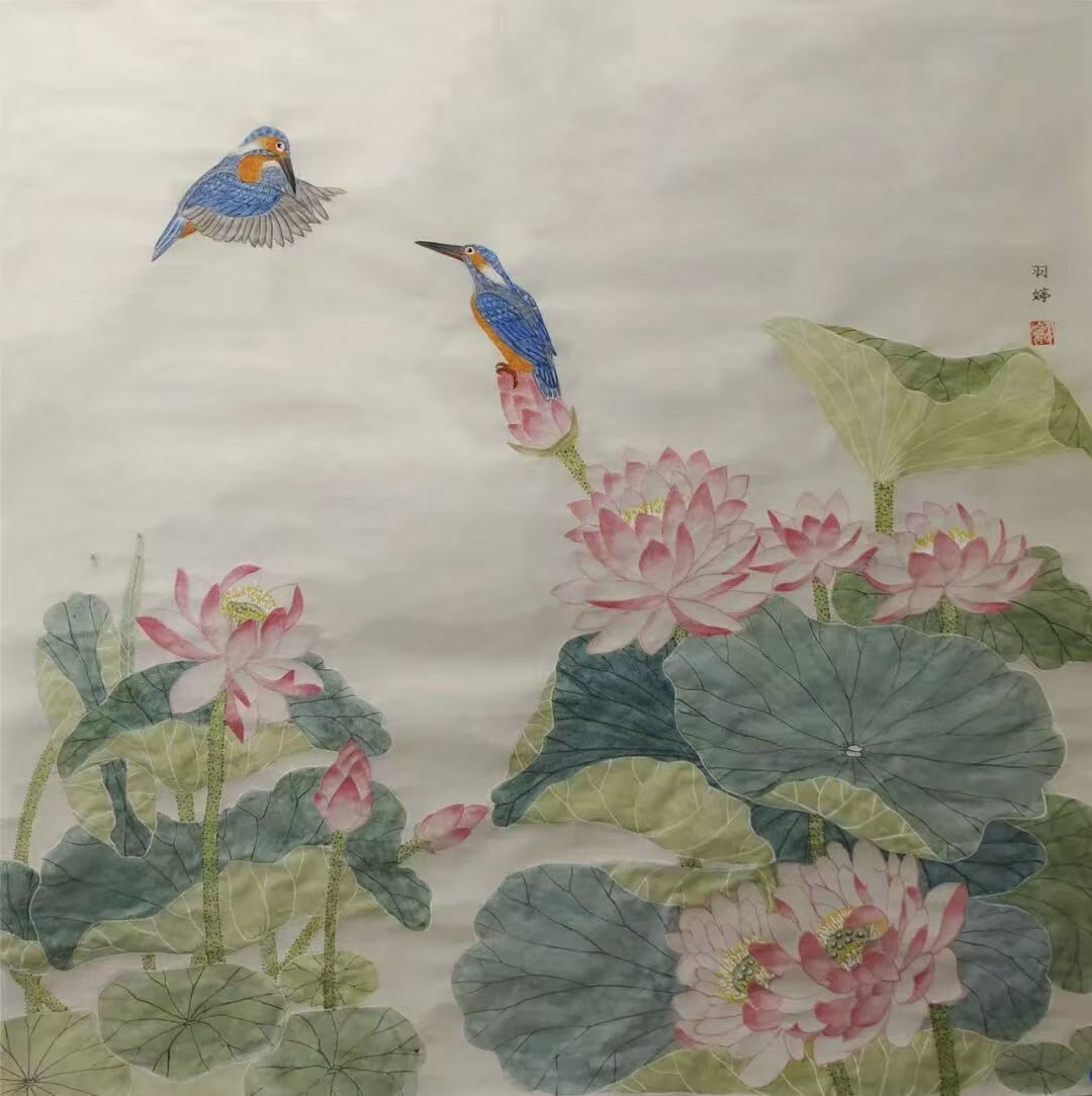 芳华·共舞——2026北京工笔重彩画会女画家线上绘画作品展第七期-图片20