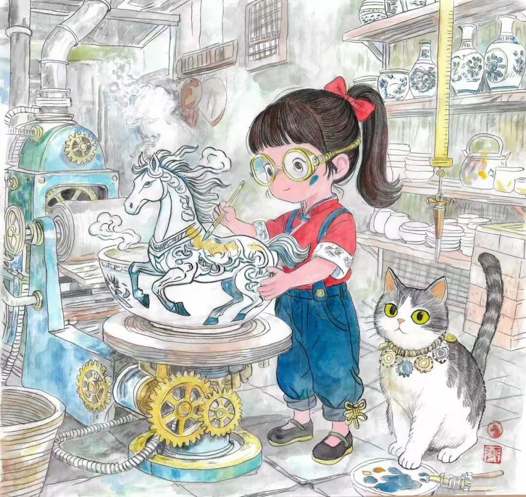 芳华·共舞——2026北京工笔重彩画会女画家线上绘画作品展第七期-图片10