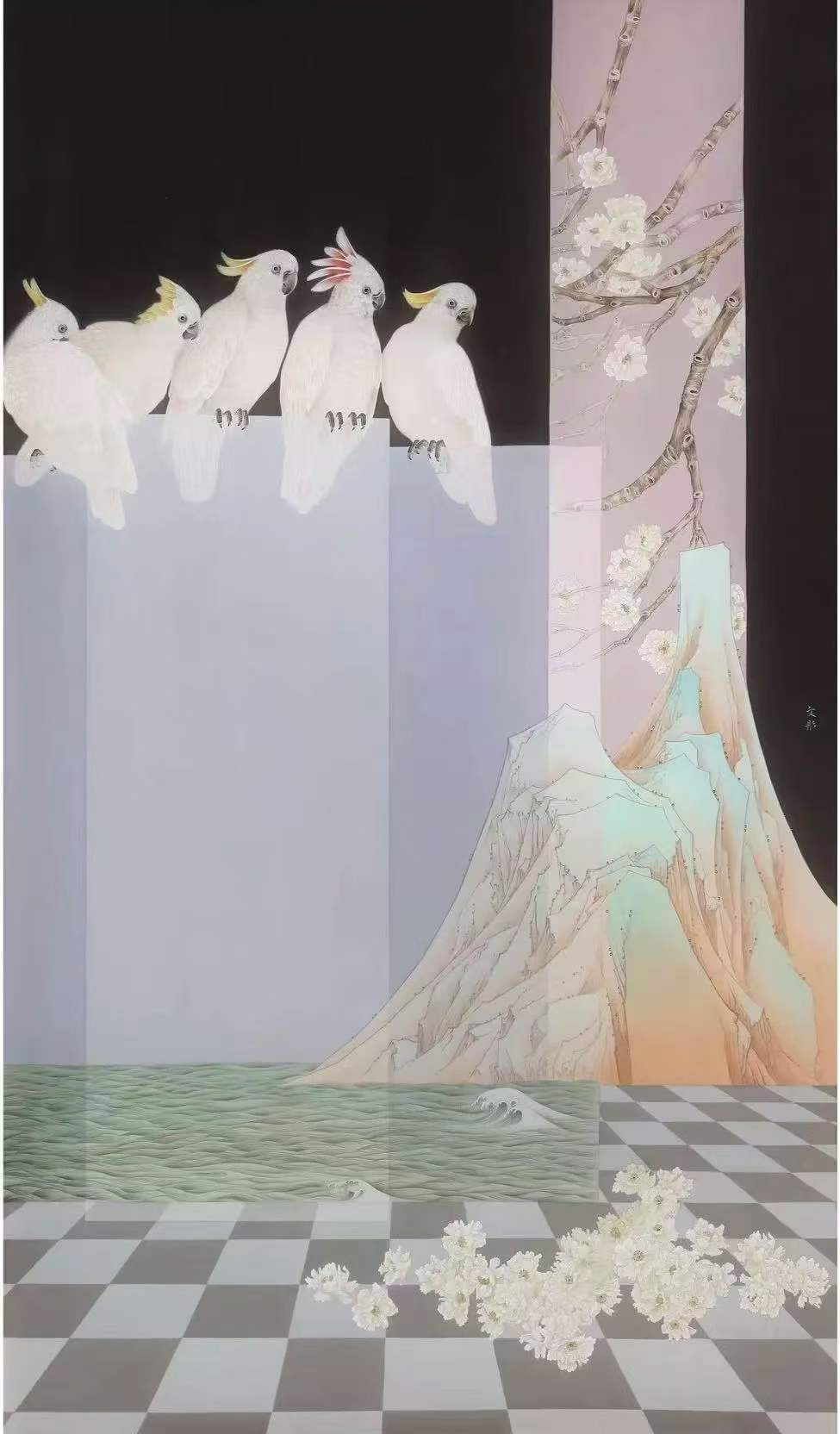 芳华·共舞 2026北京工笔重彩画会女画家线上绘画作品展(第四期)-图片25