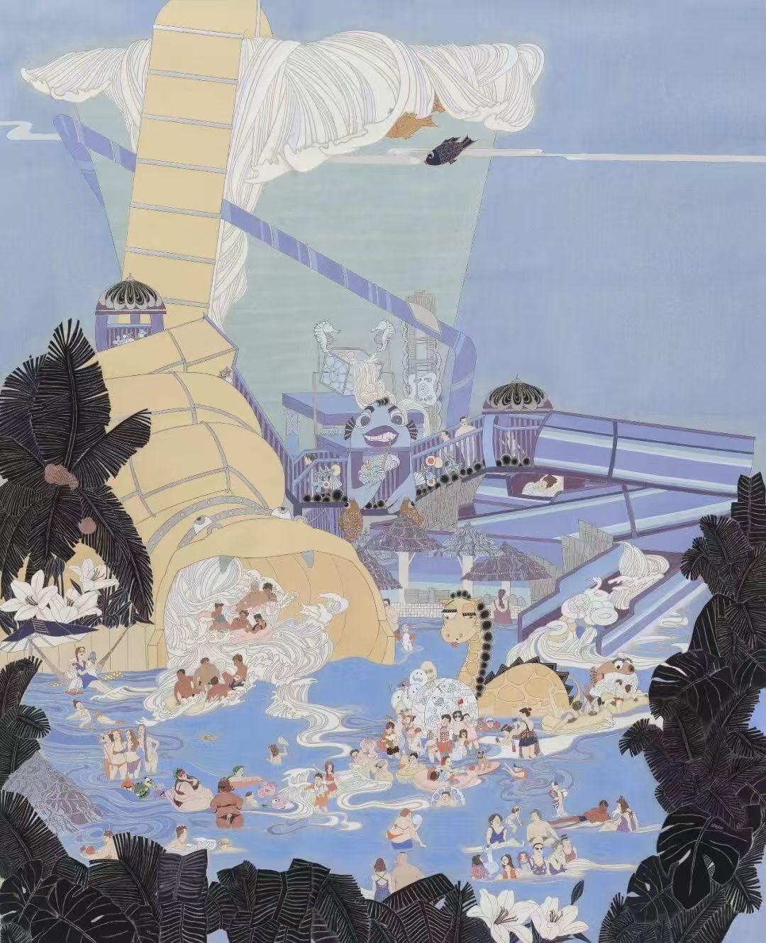 芳华·共舞——2026北京工笔重彩画会女画家线上绘画作品展第七期-图片14