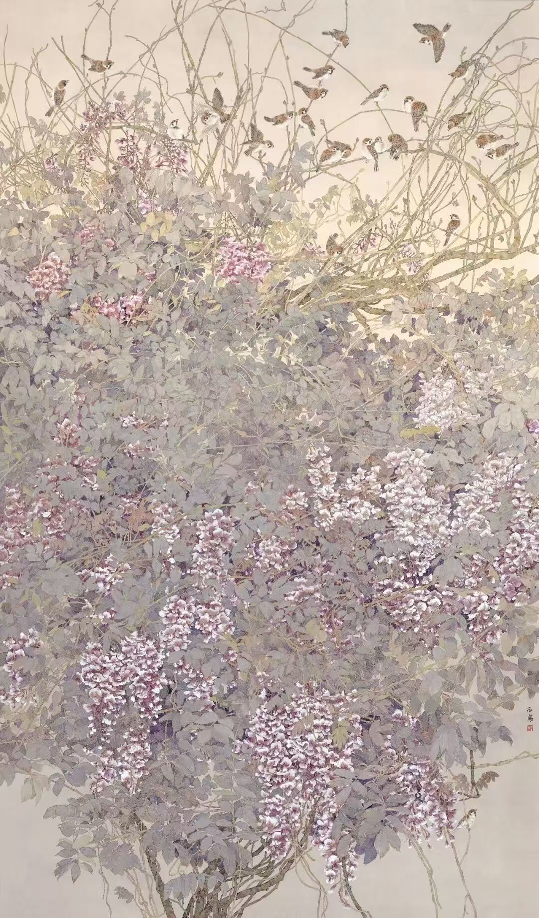 芳华·共舞——2026北京工笔重彩画会女画家线上绘画作品展第七期-图片21