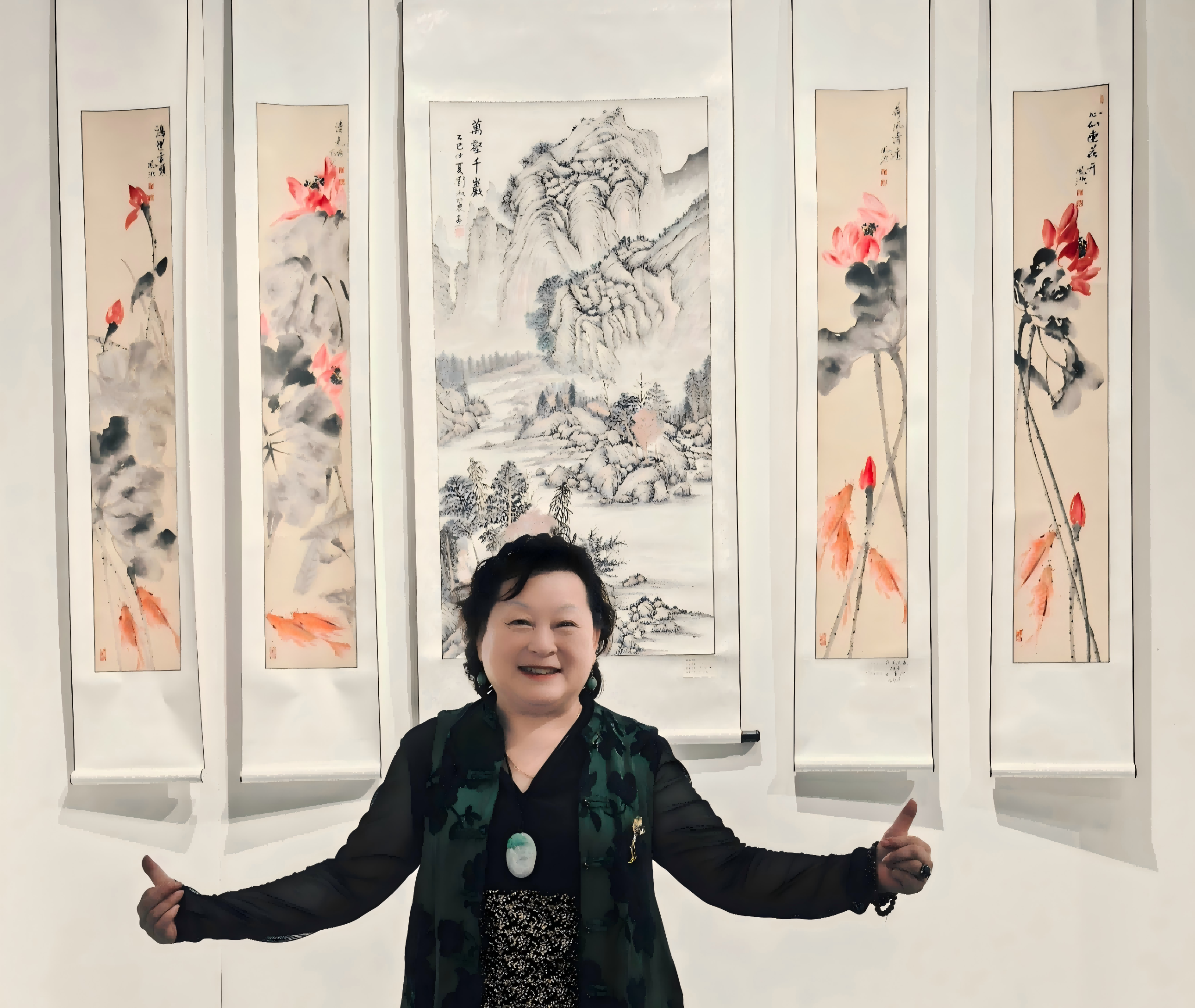 翰墨绘初心，丹青展芳华——五一主题画展预展启幕-图片4