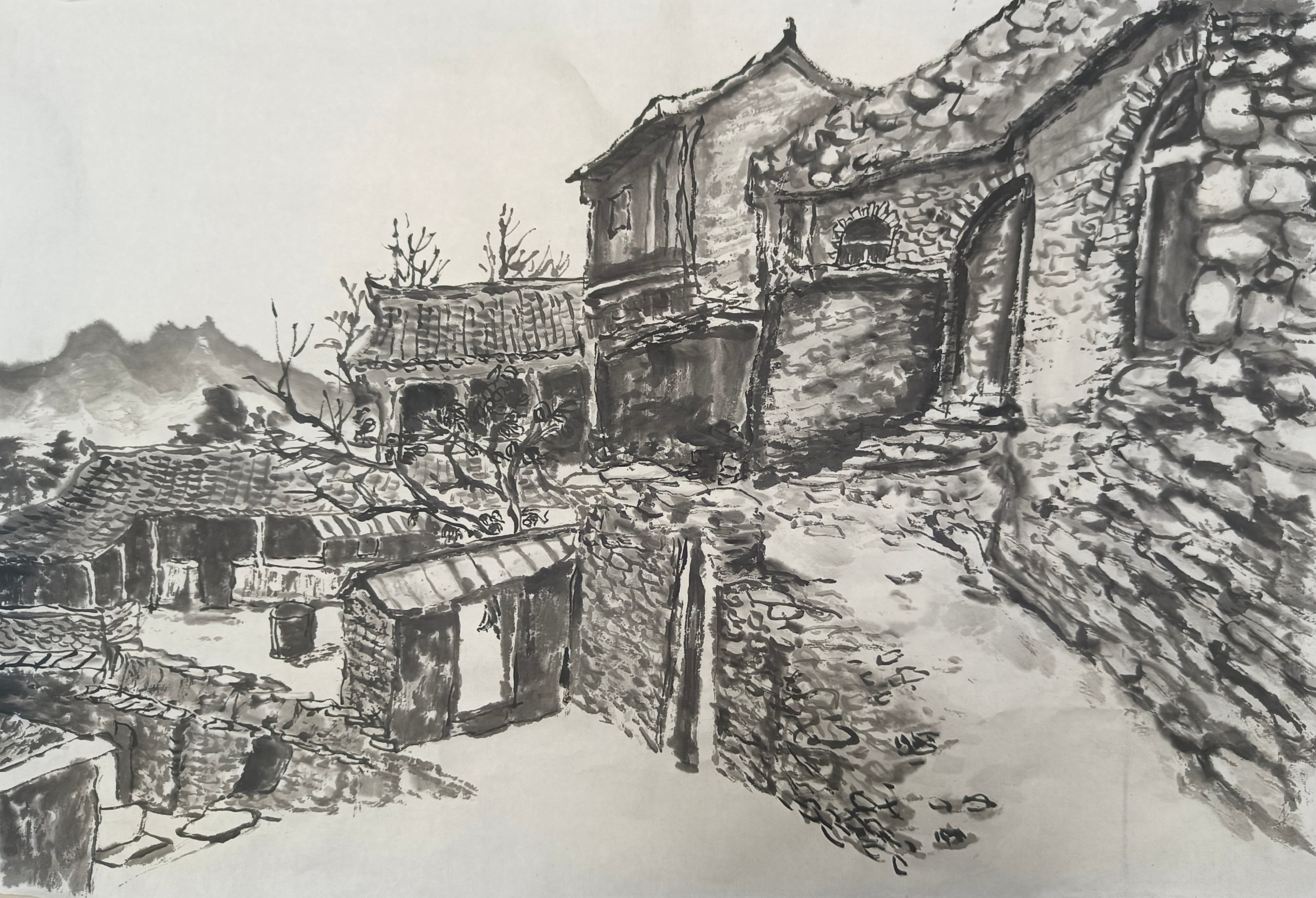 烟雨丹青   观鱼情缘第十二期画展（一）-图片9