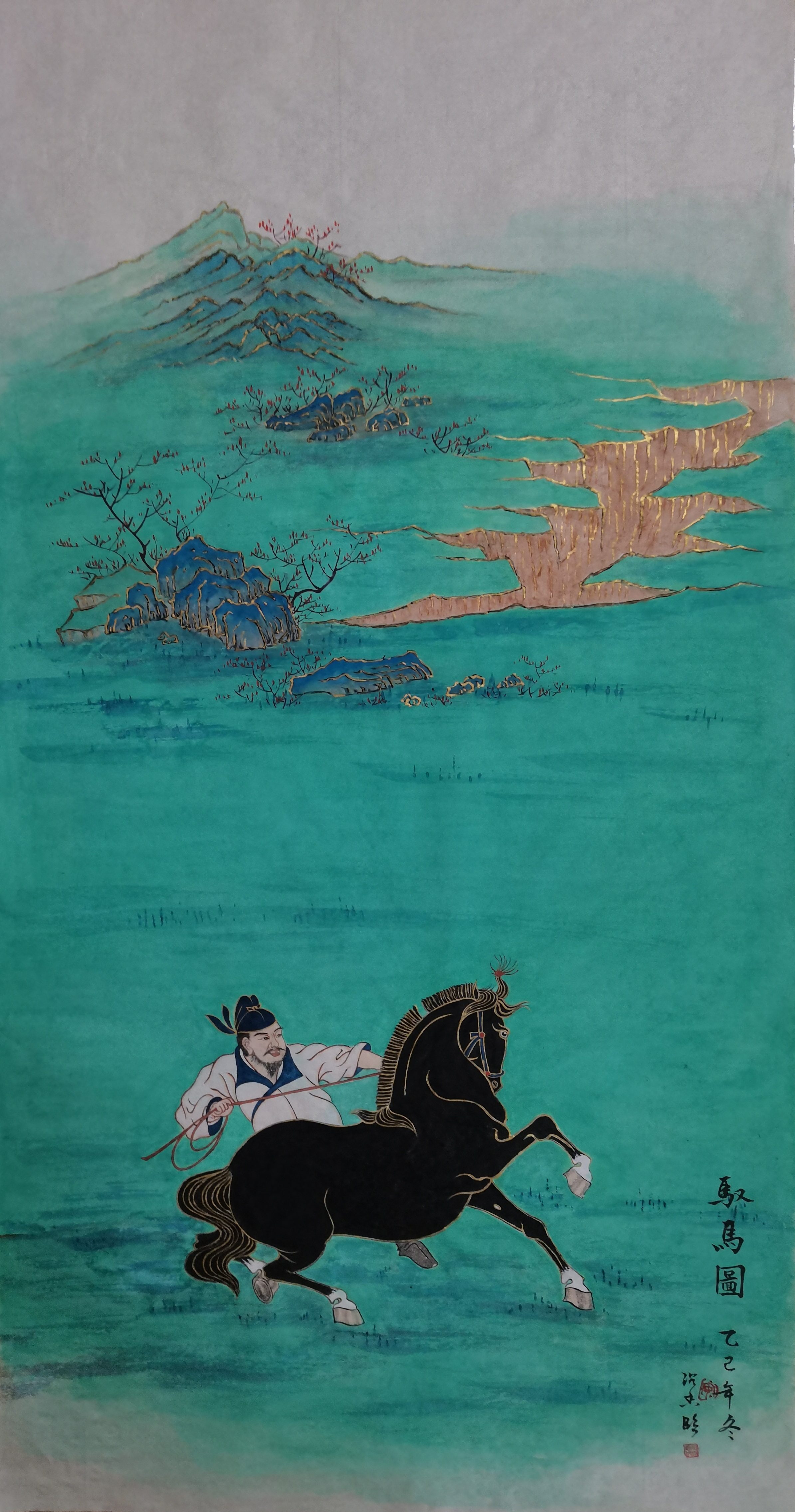 烟雨丹青   观鱼情缘第十二期画展（一）-图片11