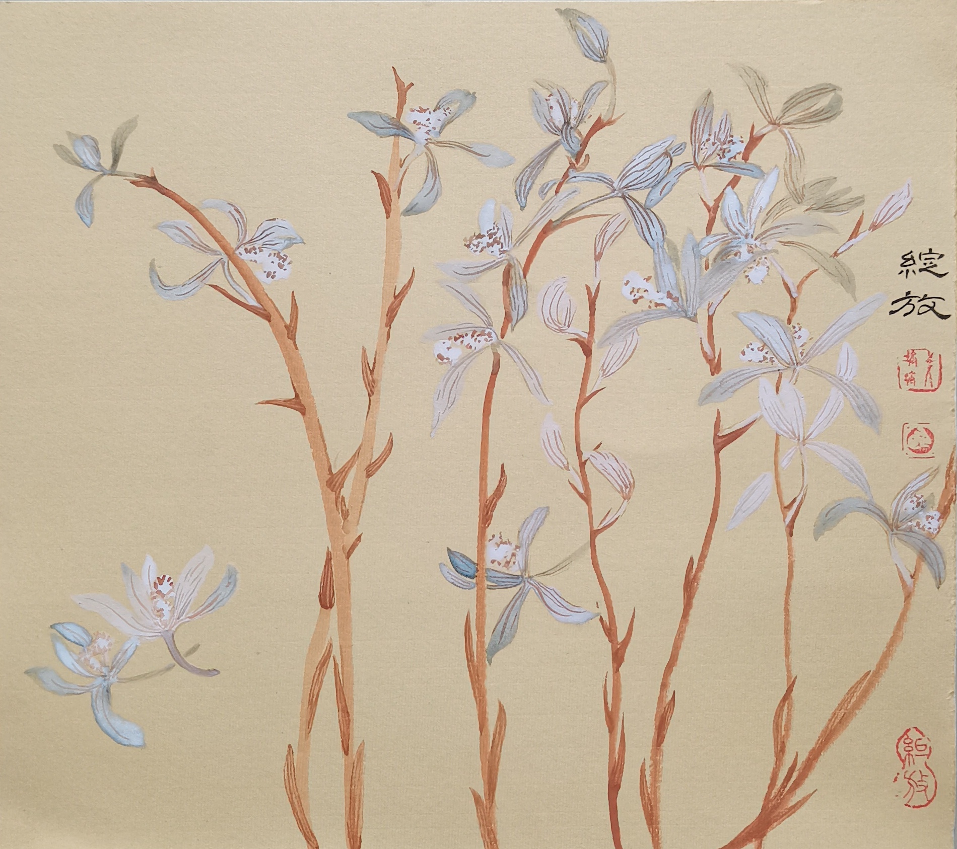 烟 雨 丹 青  观鱼情缘第十二期画展（二）-图片1