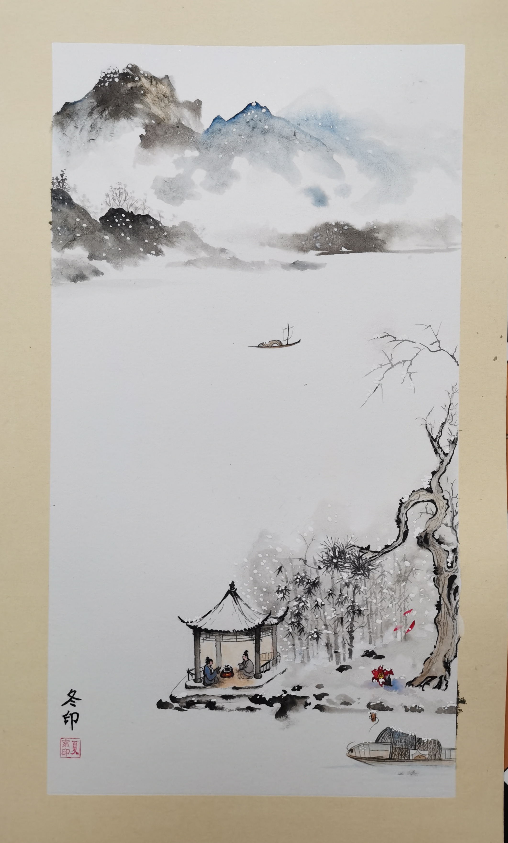 烟 雨 丹 青  观鱼情缘第十二期画展（二）-图片8