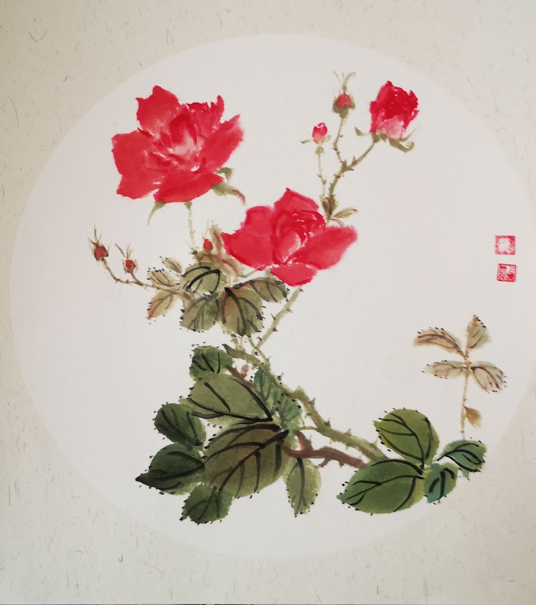 烟 雨 丹 青  观鱼情缘第十二期画展（二）-图片12